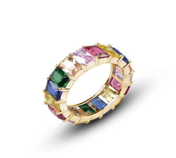 fashion deaigner jewelry rainbow square baguette cz engagement ring for women gold plated cubic zirconia colorful eternity 1869885, Silver
fashion deaigner jewelry rainbow square baguette cz engagement ring for women gold plated cubic zirconia colorful eternity 1869885, Silver