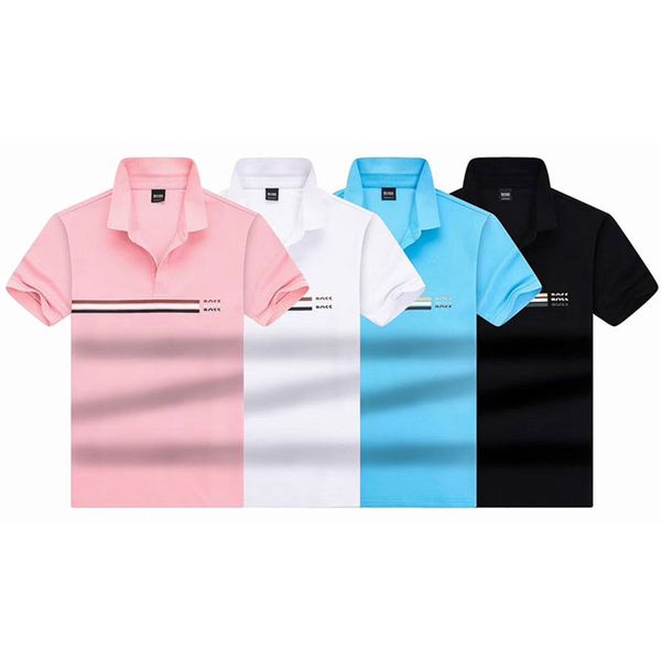 mens polos boss luxury italian designer men polo neck striped shirt solid cotton short sleeve letter pattern fashion classic comfortable cas, White;black
mens polos boss luxury italian designer men polo neck striped shirt solid cotton short sleeve letter pattern fashion classic comfortable cas, White;black