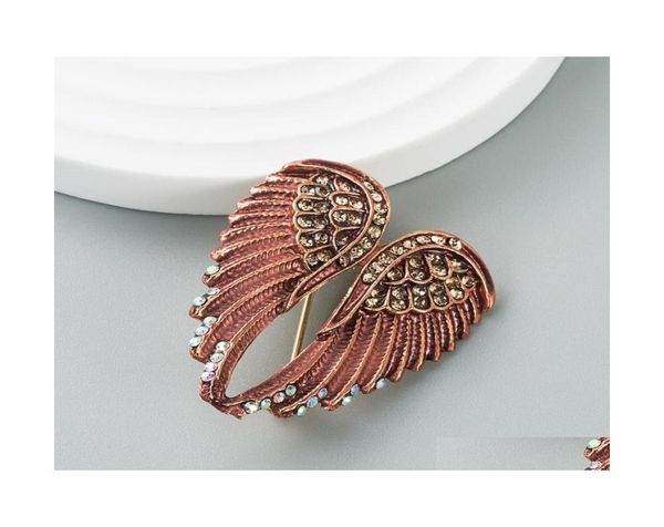 pins brooches fashion jewelry retro angel wing brooch inlaid rhinestone drop delivery dhqig1673385, Gray
pins brooches fashion jewelry retro angel wing brooch inlaid rhinestone drop delivery dhqig1673385, Gray