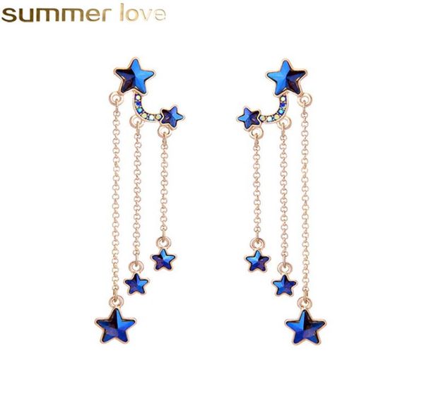 blue stars tassel long earrings delicate alloy vintage drop earring for elegant girls women fashion jewelry2119313, Silver
blue stars tassel long earrings delicate alloy vintage drop earring for elegant girls women fashion jewelry2119313, Silver
