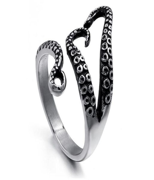 creative rinhoo cool rings dragon ring titanium steel gothic deep sea squid ocs ring fashion jewelry opened adjustable size to2166796, Golden;silver
creative rinhoo cool rings dragon ring titanium steel gothic deep sea squid ocs ring fashion jewelry opened adjustable size to2166796, Golden;silver