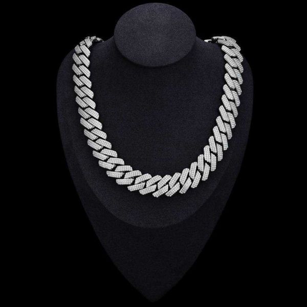 factory custom hip hop iced out s925 sterling silver 20mm moissanite diamond cuban chain link necklace
factory custom hip hop iced out s925 sterling silver 20mm moissanite diamond cuban chain link necklace