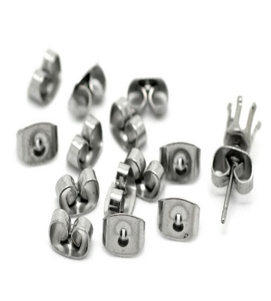 silver tone stainless steel butterfly earrings backings earrings back sersholdersstainless steel earring plugs 200pcs set6068760, White
silver tone stainless steel butterfly earrings backings earrings back sersholdersstainless steel earring plugs 200pcs set6068760, White