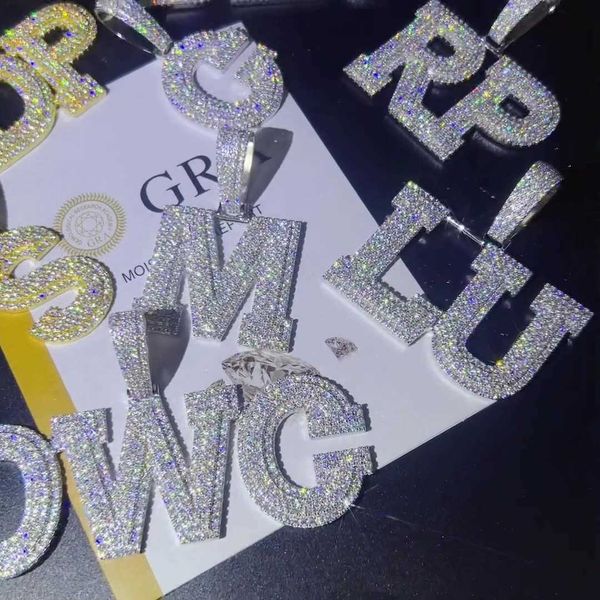 custom initial letter iced out 925 sterling silver fully vvs moissanite diamonds necklace pendant
custom initial letter iced out 925 sterling silver fully vvs moissanite diamonds necklace pendant
