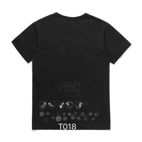 fashion mens play t shirt designer red heart commes casual women s des badge garcons high quanlity tshirts cotton embroidery t2y, White;black
fashion mens play t shirt designer red heart commes casual women s des badge garcons high quanlity tshirts cotton embroidery t2y, White;black