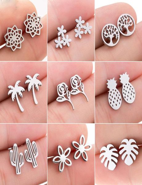 women girls cute flower cactus leaf gold black stud earrings fashion stainless steel earrings party daily jewelry accessories4283261, Golden;silver
women girls cute flower cactus leaf gold black stud earrings fashion stainless steel earrings party daily jewelry accessories4283261, Golden;silver