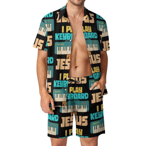 mens tracksuits i play key board men sets musical synthesizer aesthetic casual shirt set shortsleeve design shorts summer beach suit plus si, Gray
mens tracksuits i play key board men sets musical synthesizer aesthetic casual shirt set shortsleeve design shorts summer beach suit plus si, Gray