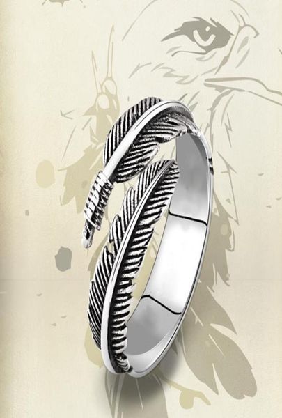 925 sterling silver thai silver feather ring for women jewelry gift finger open feather rings single punk skull ring9335885
925 sterling silver thai silver feather ring for women jewelry gift finger open feather rings single punk skull ring9335885