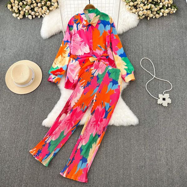 pants lkf fashion suit women's casual loose longsleeved singlebreasted shirt twopiece high waist slim tiedye printed wideleg pants, White
pants lkf fashion suit women's casual loose longsleeved singlebreasted shirt twopiece high waist slim tiedye printed wideleg pants, White
