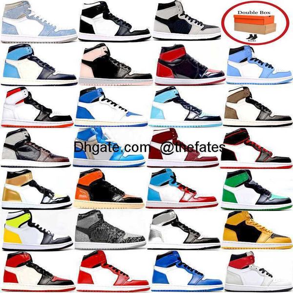 sport basketball shoes woman 1 man sneakers 1s designer unc shadow og hyper royal dark mocha bred patent university court purple bordeaux, White;red
sport basketball shoes woman 1 man sneakers 1s designer unc shadow og hyper royal dark mocha bred patent university court purple bordeaux, White;red