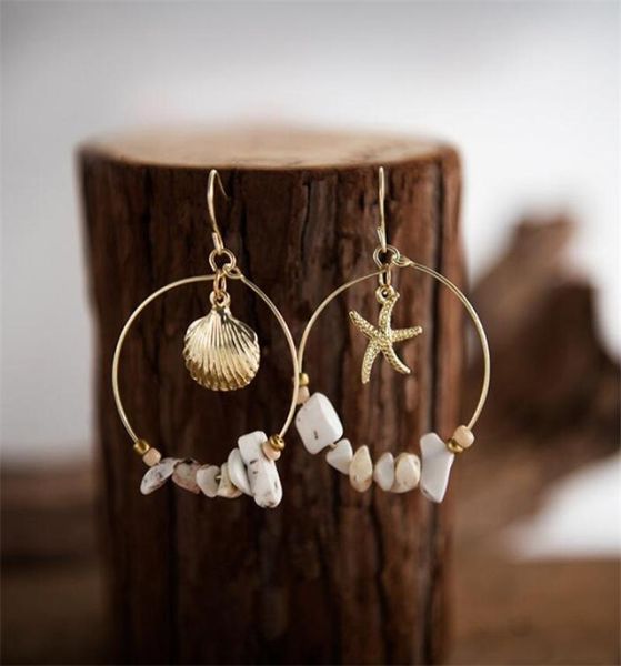 vintage gold alloy sea shell starfish dangle errings for women round circle with stone beads earrings summer jewelry t2301696094, Silver
vintage gold alloy sea shell starfish dangle errings for women round circle with stone beads earrings summer jewelry t2301696094, Silver