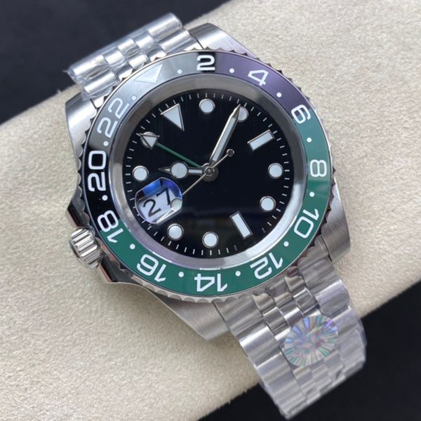 3186 model real adjustable oneself master gmt watches uhr ceramic bezel mens mechanical automatic movement watch men oyster jubilee band dat, Slivery;brown
3186 model real adjustable oneself master gmt watches uhr ceramic bezel mens mechanical automatic movement watch men oyster jubilee band dat, Slivery;brown