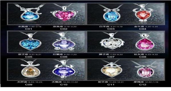 crystal pendant necklaces for women gift fashion alloy necklace jewelry 12 constellations min order 12pcs can mix order g1775489, Silver
crystal pendant necklaces for women gift fashion alloy necklace jewelry 12 constellations min order 12pcs can mix order g1775489, Silver