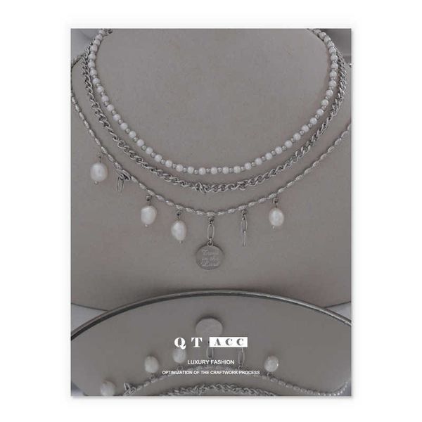 titanium steel trendy cool hip-hop round label tassel pearl necklace with double layered shell bead necklace cool and elegant necklace, Black
titanium steel trendy cool hip-hop round label tassel pearl necklace with double layered shell bead necklace cool and elegant necklace, Black