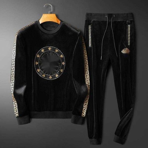 mens clothing diamond sweater pants suit vers designer tracksuit mens pullover sweaters crew neck sweatshirt casual hoodie sweatpants set 4x, Black
mens clothing diamond sweater pants suit vers designer tracksuit mens pullover sweaters crew neck sweatshirt casual hoodie sweatpants set 4x, Black