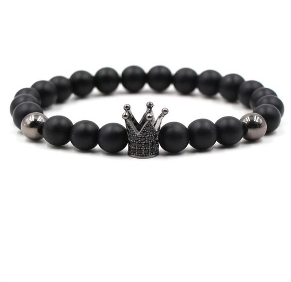 natural stone beaded bracelets strands zircon crown mens handmade bangles for men women jewelry gift5136307, Black
natural stone beaded bracelets strands zircon crown mens handmade bangles for men women jewelry gift5136307, Black