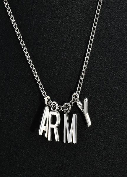 new fashion kpop bts jimin necklace bangtan boys army army pendant kook jimin v suga charms jewelry gift6210956, Silver
new fashion kpop bts jimin necklace bangtan boys army army pendant kook jimin v suga charms jewelry gift6210956, Silver