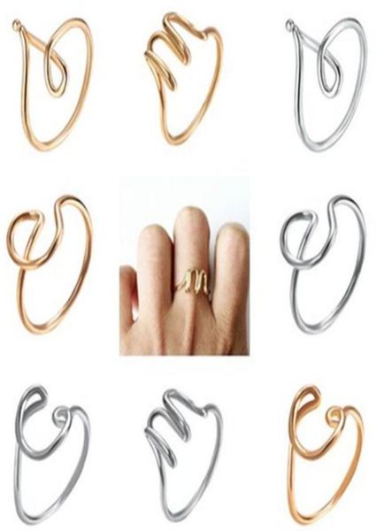 26 az english letter initial rings handwound alphabet engagement rings for women simple open adjustable ring lady039s rose go5007260, Silver
26 az english letter initial rings handwound alphabet engagement rings for women simple open adjustable ring lady039s rose go5007260, Silver