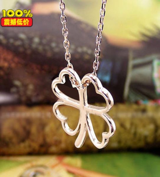 classic silver clavicle necklace with four leaf clover pendant with alloy material very but hign quality 5622357
classic silver clavicle necklace with four leaf clover pendant with alloy material very but hign quality 5622357