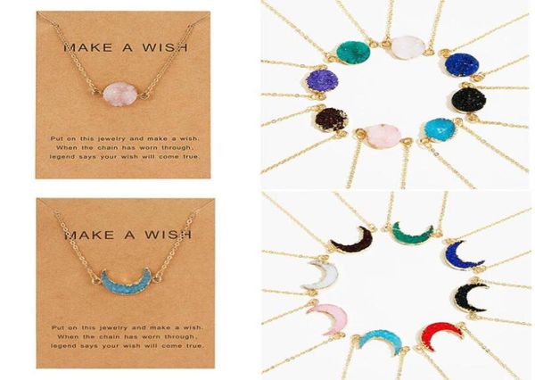 fashion moon round faux natural stone resin necklace druzy drusy necklace gold plated link chain necklace for women collars1122788, Silver
fashion moon round faux natural stone resin necklace druzy drusy necklace gold plated link chain necklace for women collars1122788, Silver