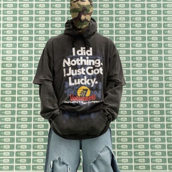 2023ss fashion brand vtm letter printed oversized t-shirt lucky slogan retro loose women's washed cotton t-shirt, White;black
2023ss fashion brand vtm letter printed oversized t-shirt lucky slogan retro loose women's washed cotton t-shirt, White;black