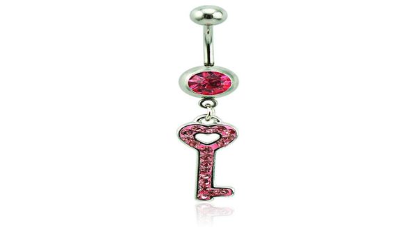 body piercing fashion belly button rings 316l stainless steel barbells pink rhinestone keys navel piercing jewelry9165593, Silver
body piercing fashion belly button rings 316l stainless steel barbells pink rhinestone keys navel piercing jewelry9165593, Silver