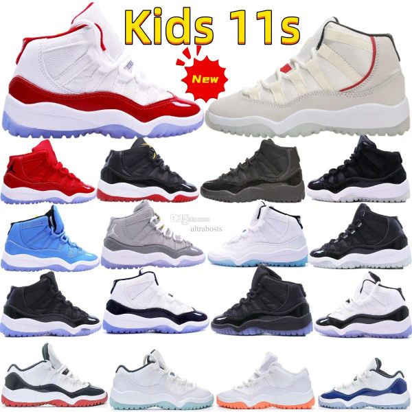 cherry kids shoes 11s designer 11 basketball sneakers toddler boys girls cool grey playoffs bred trainers youth children space jam legend bl, Black 
cherry kids shoes 11s designer 11 basketball sneakers toddler boys girls cool grey playoffs bred trainers youth children space jam legend bl, Black