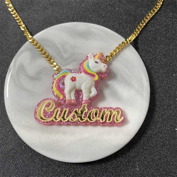 custom acrylic english alphabet necklace personalized diy name cartoon animal children gift, Black
custom acrylic english alphabet necklace personalized diy name cartoon animal children gift, Black