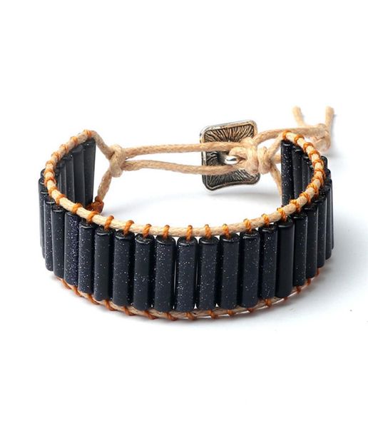 beaded strands bohemian bracelet tube natural emperor stone beaded leather wrap chakra banglesbracelets couples jewelry the 3660131, Black
beaded strands bohemian bracelet tube natural emperor stone beaded leather wrap chakra banglesbracelets couples jewelry the 3660131, Black