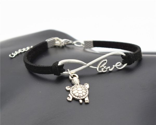 afshor chic 2018 beach lovely animals jewelry small tortoise cute silver sea turtle charms love infinity leather unique men bracel9514907, Golden;silver
afshor chic 2018 beach lovely animals jewelry small tortoise cute silver sea turtle charms love infinity leather unique men bracel9514907, Golden;silver