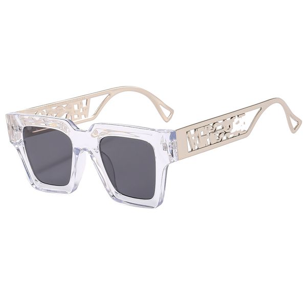 2023 designer sunglasses men and women's fashion beach head special frame sunglasses., White;black
2023 designer sunglasses men and women's fashion beach head special frame sunglasses., White;black