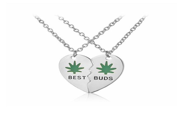 buds necklace enamel weed leaves broken heart pendant necklaces good friends bff jewelry gifts9090048, Silver
buds necklace enamel weed leaves broken heart pendant necklaces good friends bff jewelry gifts9090048, Silver