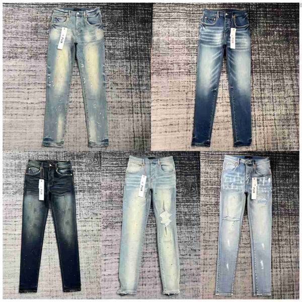 jeans designer mens purple pants pantalones ripped straight regular denim tears washed old long hole 30 38 ko11, Blue
jeans designer mens purple pants pantalones ripped straight regular denim tears washed old long hole 30 38 ko11, Blue