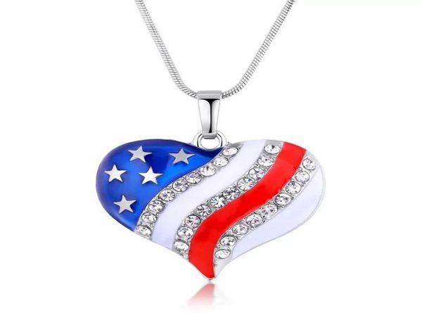 fourth of july independence day commemorative jewelry american national flag patriotic jewelry colour enamel zircon crystal men07656536, Silver
fourth of july independence day commemorative jewelry american national flag patriotic jewelry colour enamel zircon crystal men07656536, Silver