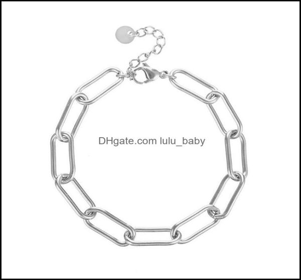 link chain bracelets jewelry fashion simple retro geometric bamboo paperclip stainless steel gold bracelet drop delivery 2021 2f8f3919224, Black
link chain bracelets jewelry fashion simple retro geometric bamboo paperclip stainless steel gold bracelet drop delivery 2021 2f8f3919224, Black