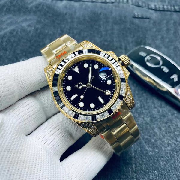 men's designer watch 40mm 904l stainless steel mechanical watches classic sapphire wristwatch business casual montre, Slivery;black
men's designer watch 40mm 904l stainless steel mechanical watches classic sapphire wristwatch business casual montre, Slivery;black