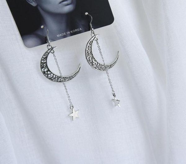 new fashion gothic retro punk moon star charm earrings handmade statement dangle earrings women earrings1531349, Golden
new fashion gothic retro punk moon star charm earrings handmade statement dangle earrings women earrings1531349, Golden