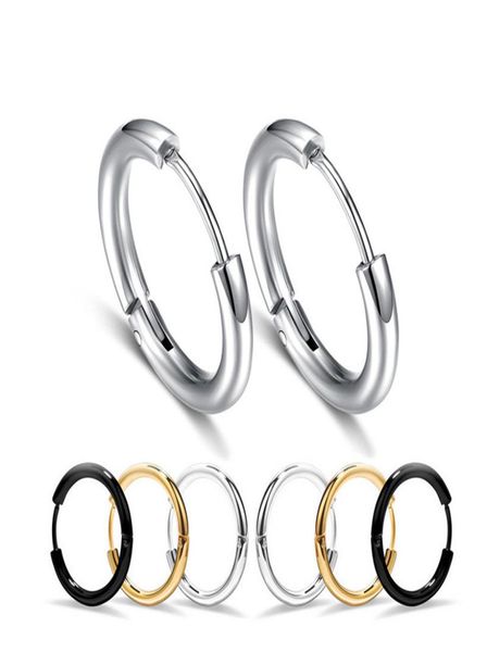 simple style titanium steel earrings for men women chic antiallergic round hoop earring fashion jewelry accessories whole2449236, Golden;silver
simple style titanium steel earrings for men women chic antiallergic round hoop earring fashion jewelry accessories whole2449236, Golden;silver