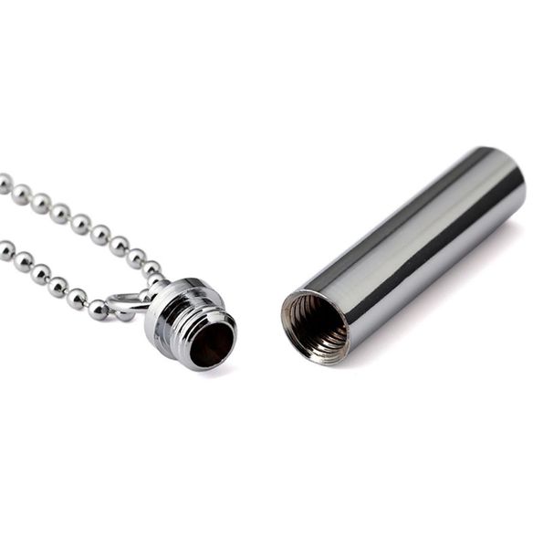 whole cost 316l stainless steel cylinder tube memorial cremation ashes urn pendant pill holder necklace keepsake jewelry1518969, Silver
whole cost 316l stainless steel cylinder tube memorial cremation ashes urn pendant pill holder necklace keepsake jewelry1518969, Silver