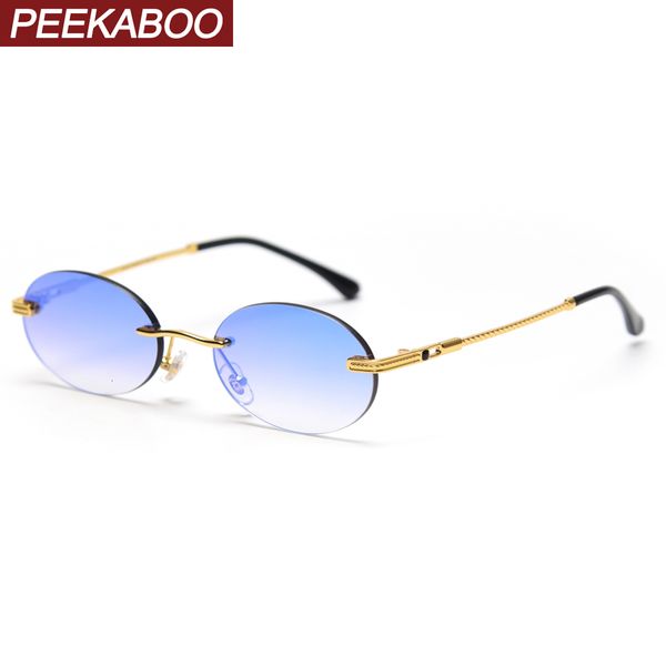 sunglasses peekaboo retro oval sunglasses rimless man blue mirror gold metal male glasses round frameless women gift items 230707, White;black
sunglasses peekaboo retro oval sunglasses rimless man blue mirror gold metal male glasses round frameless women gift items 230707, White;black