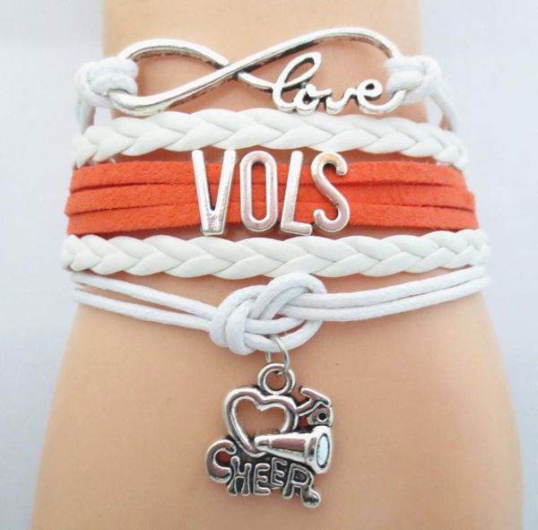 jewelry infinity love vols football bracelet sport team friendship bracelets b090961339804, Golden;silver
jewelry infinity love vols football bracelet sport team friendship bracelets b090961339804, Golden;silver