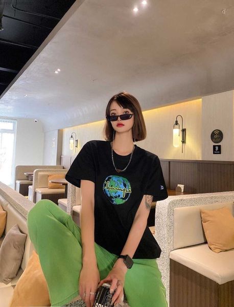 women's fashion summer cotton letter design t-shirt luxury print casual tee shirts sport short sleeve clothes c-2-1, White
women's fashion summer cotton letter design t-shirt luxury print casual tee shirts sport short sleeve clothes c-2-1, White