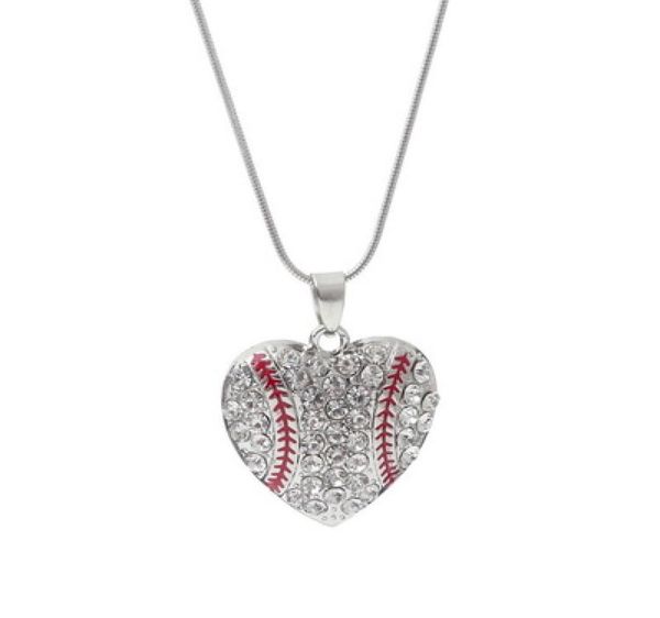 charm rhinestone baseball necklace softball pendant necklace love heart sweater jewelry accessories party favor gifts1132543, Silver
charm rhinestone baseball necklace softball pendant necklace love heart sweater jewelry accessories party favor gifts1132543, Silver