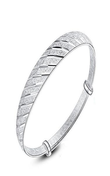 new vintage ajustable carving bangle bracelet fashion 925 sterling silver plated bracelets jewelry women bangles nice gift3597919, Black
new vintage ajustable carving bangle bracelet fashion 925 sterling silver plated bracelets jewelry women bangles nice gift3597919, Black