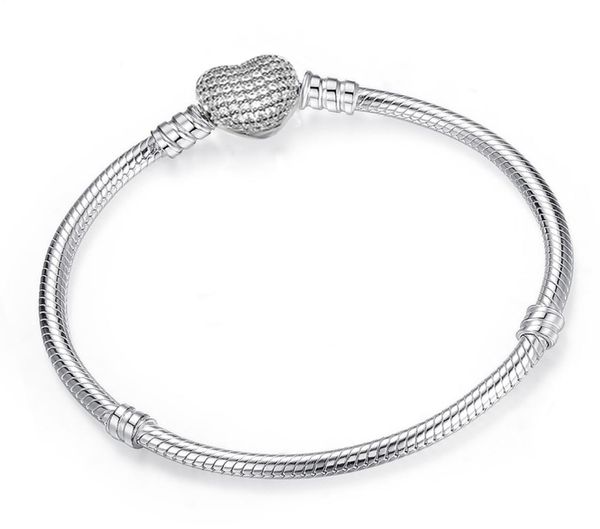 authentic 925 sterling silver plated bracelet fit bracelet charms heart pave cz bangle european beads silver jewelry for women8293922, Black
authentic 925 sterling silver plated bracelet fit bracelet charms heart pave cz bangle european beads silver jewelry for women8293922, Black