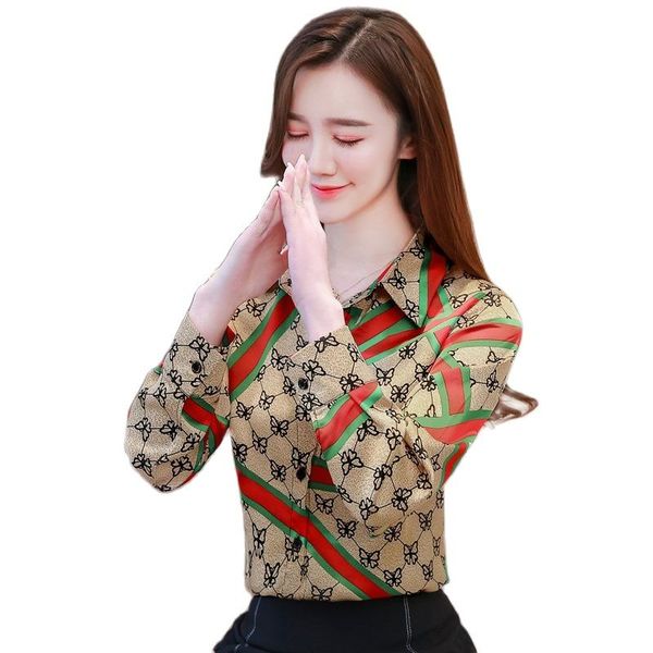 luxury silk butterfly printed shirts women long sleeve lapel spring casual runway ladies designer button blouses office plus size 2023, White
luxury silk butterfly printed shirts women long sleeve lapel spring casual runway ladies designer button blouses office plus size 2023, White