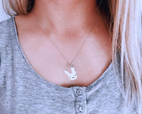 bad bunny necklace with cute rabbit pendant stainless steel pendant necklace hip hop women men jewelry7668240, Silver
bad bunny necklace with cute rabbit pendant stainless steel pendant necklace hip hop women men jewelry7668240, Silver