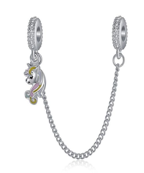 fit sterling silver bracelet unicorn safety chain crystal european ser clip lock charm fits bracelet jewelry findings1413264, Black
fit sterling silver bracelet unicorn safety chain crystal european ser clip lock charm fits bracelet jewelry findings1413264, Black