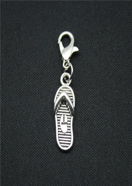 50pcs dangle charms flip flops slipper lobster clasp charms antique making pendant fit diy women bracelet necklace jewelry6839801, Bronze;silver
50pcs dangle charms flip flops slipper lobster clasp charms antique making pendant fit diy women bracelet necklace jewelry6839801, Bronze;silver
