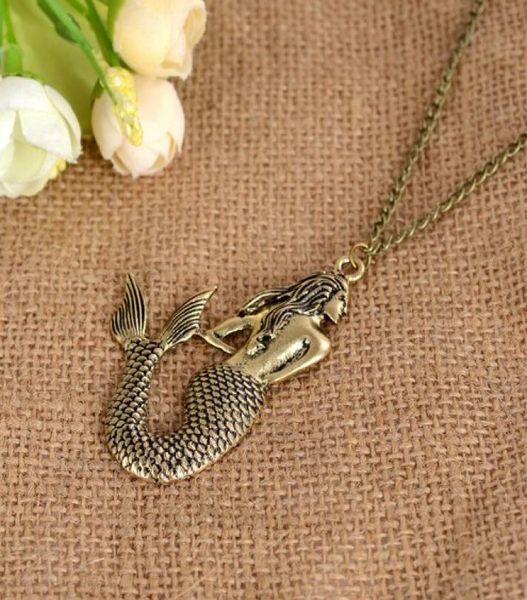 fashion mermaid sweater necklaces womens pendant necklaces antique gold tone long chain jewelry gifts long necklaces2599446, Silver
fashion mermaid sweater necklaces womens pendant necklaces antique gold tone long chain jewelry gifts long necklaces2599446, Silver
